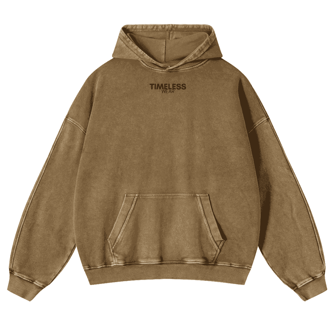 Less Upsetti Vintage Washed Cotton Back Art Hoodie