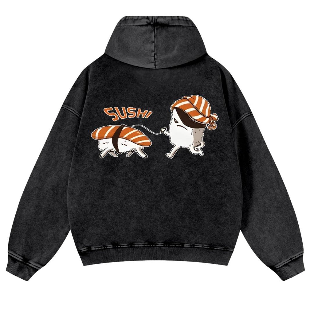 Parent Vintage Washed Cotton Back Art Hoodie