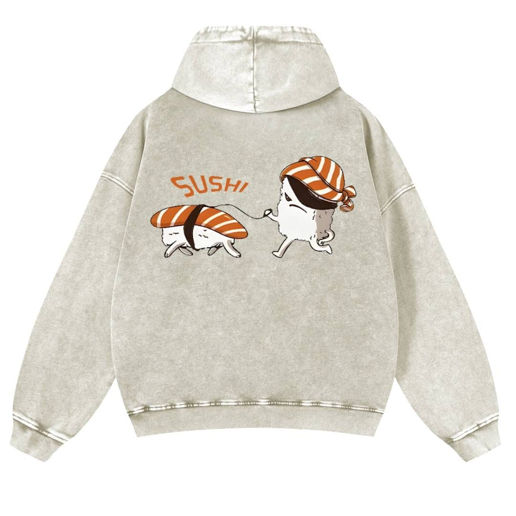 Parent Vintage Washed Cotton Back Art Hoodie