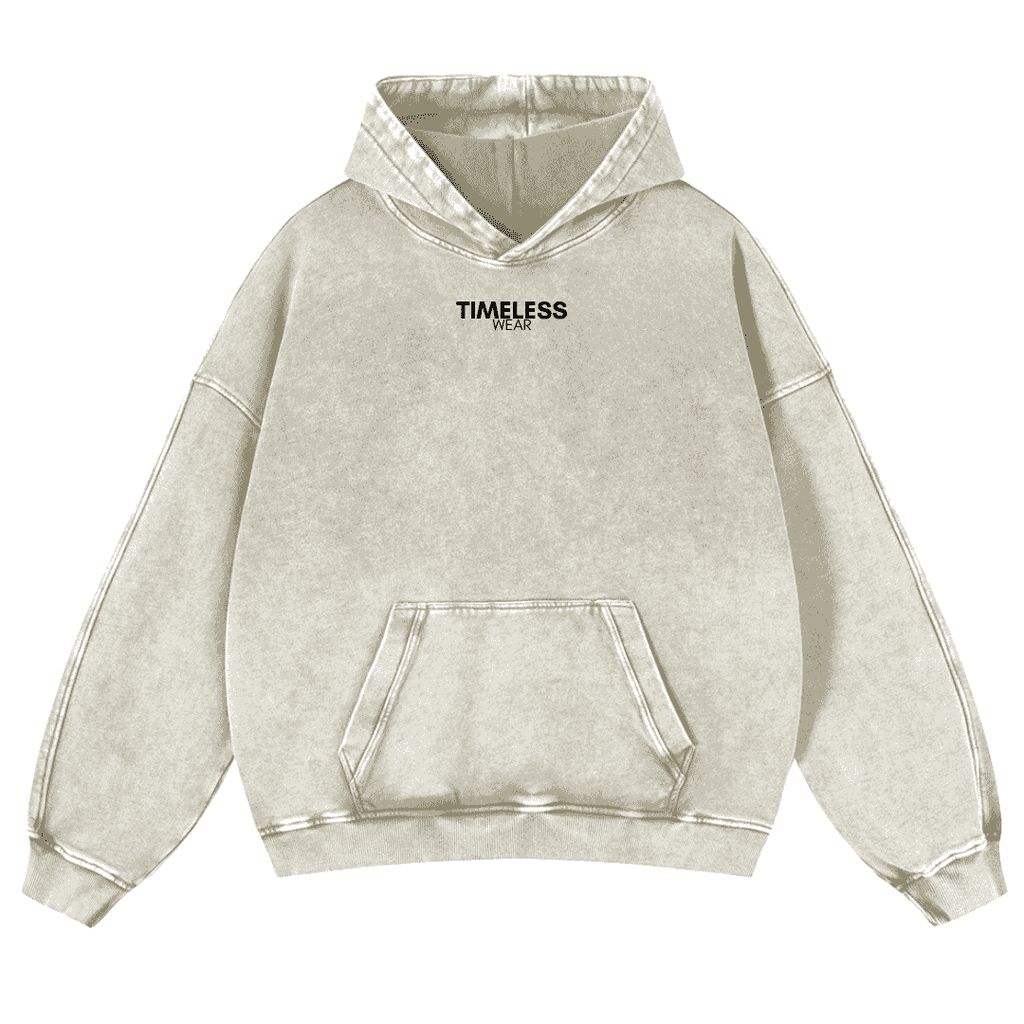 Less Upsetti Vintage Washed Cotton Back Art Hoodie